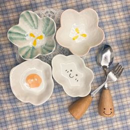 Ensembles de vaisselle cuillère en acier inoxydable japonais vaisselle en bois cuisine enfants Snack fourchette cuillères Talheres