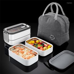 DINING SETS Sets keuken magnetron lunchbox roestvrijstalen opslagcontainer kinderen kinderen school draagbare bento organisator