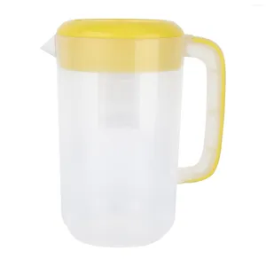 Dijkartikelen sets grote capaciteit pitcher plastic mengglas drinkflessen deksels karafen water ketel helder