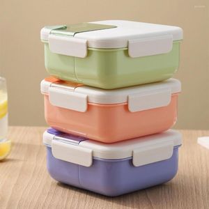 Dijkartikelen Sets Lunch Box Compartments School Storage Container Afdichting Lekbestendige herbruikbare Buckle Kitchen Salad Organizer