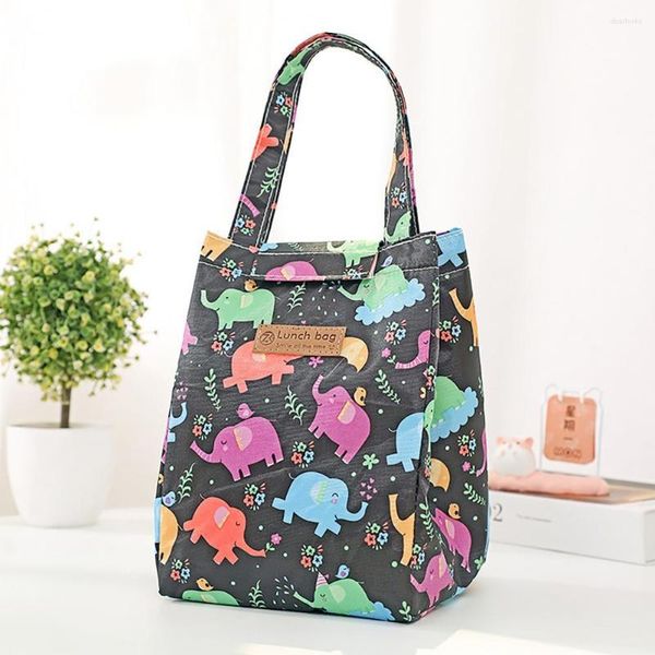 Ensembles de vaisselle boîte à lunch Style japonais sac en toile isolé sacs de pique-nique thermiques femmes enfants livraison