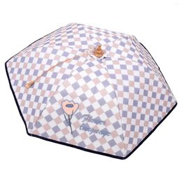 Ensembles de vaisselle couvre-repas Cover pliants de cuisine parapluie de la cuisine