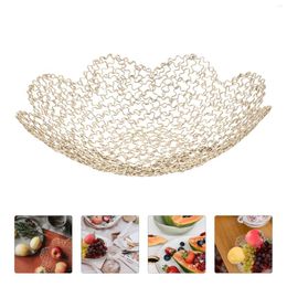 Serviessets Mesh Ijzer Fruitschaal Notenhouder Rustiek Home Decor Mand Praktisch Snackbakje Fruit Kantoor