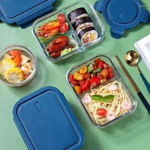 Sinwerk sets Magnetrowaveable verwarmde glazen lunchbox fruit Bento kantoormedewerker scherper graad