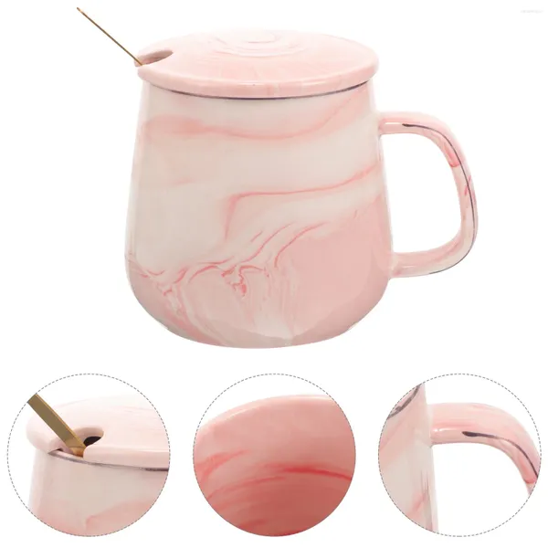 Juegos de vajilla Taza Taza de agua de cerámica Bebidas caseras Tazas de café con asas Desayuno en casa de leche