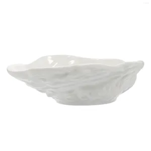 Ensembles de vaisselle huîtres bol conteneurs salade cuisine outil créatif en céramique Gadget porcelaine nouilles cadeau de pendaison de crémaillère