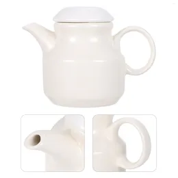 Dijksets Sets Pitcher keramische jus creamer saus melkkruik azijn azijn schenker mini -olie dispenser boot soja deksel serveer fles fles kopje koffiepot