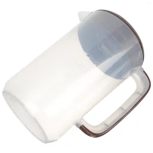 Dijksiesets Pitcher Water Tea Container Koude kruiken Jar Plastic ijskoute IJskoelkast Clear Box Lunch Limonade Coffee Ketel Spout Jug Pot