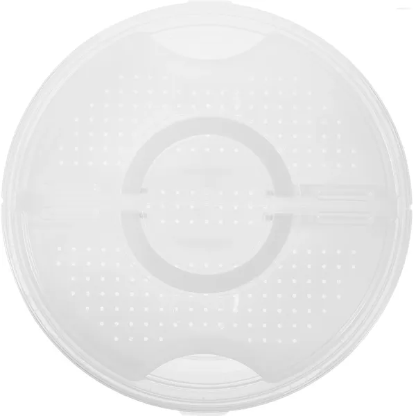 Ensembles de vaisselle Pizza Plastic Rond Transparent Portable Pie Slice Rangement Boîte de rangement Plat