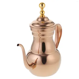 Ensembles de vaisselle Portable, cafetière arabe, bouilloire à eau de voyage, thé avec passoire en acier inoxydable