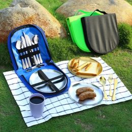 Ensembles de vaisselle des couverts de camping portables