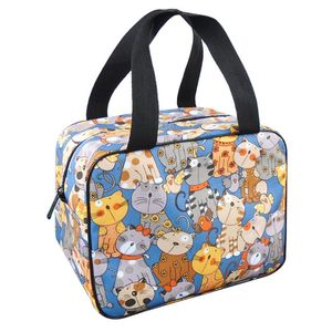 Servies sets draagbare grote lunchzakken geïsoleerd canvas thermische picknick lunc box voor vrouwen kinderen opslag handtas bento pouch dinerDinnerwa