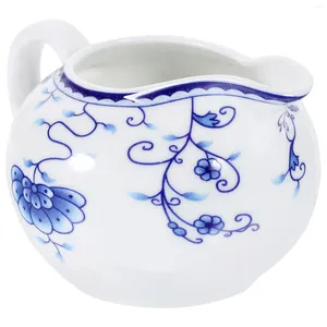 Ensembles de vaisselle tirer une tasse de fleurs contenant miel réutilisable Cakeer Creamer Ceramics Pitcher