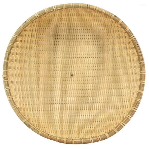 Ensembles de vaisselle, couverture en rotin, accessoires de cuisine, conception de poignée pour tisser, tente tissée, tissage en bambou réutilisable
