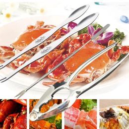 Setwares Sets Seafood Tool Set Crab Garnalen Fruit Tangen Vork lepel Noot Walnut Lobster Cracker Tools Kitchen Accessoires4pcs