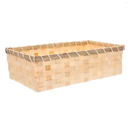 Dijkartikelen sets Seagrass Basket Trays Decoratieve rattan manden Jute Bamboo Storage geweven serveerhouders