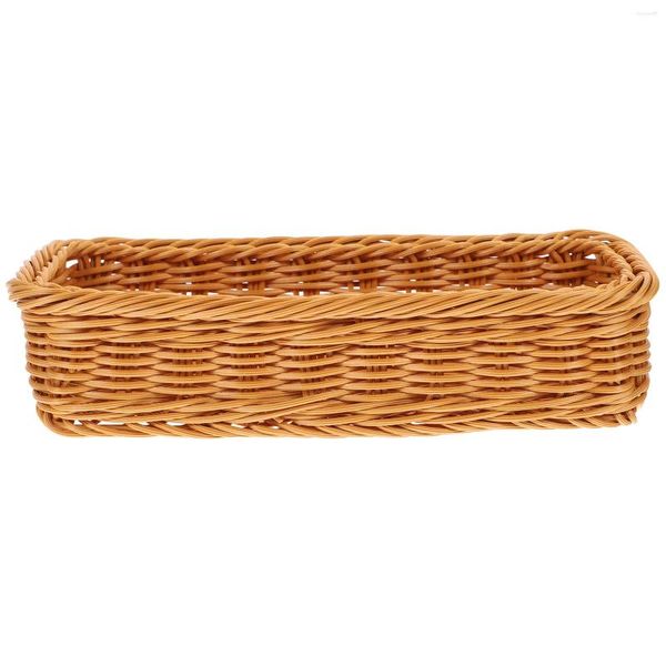 Ensembles de vaisselle Paniers en osier d'herbiers de mer Panier de rangement de garde-manger Organisateur de placard Conteneur de nidification Organisateurs de tiroirs de salle de bain pour chambre à coucher