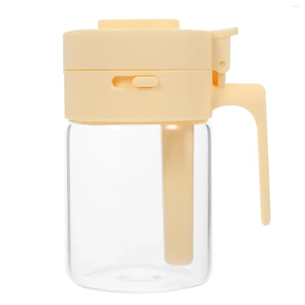 Ensembles de vaisselle assaisonnant la bouteille rechargeable Jar Salt et poivre Shaker Conteneur transparent