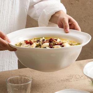 Ensembles de vaisselle servants bol en céramique récolte de cuisine salade de cuisine de cuisine les fleurs petits bols céramique fruit décoratif