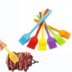 Ensembles de vaisselle Silicone Bake Bolosy BBQ Grill Brosse Coloré Grade Non Toxique En Plein Air Barbecue Ustensiles De Cuisine Résistant À La Chaleur 2pcs