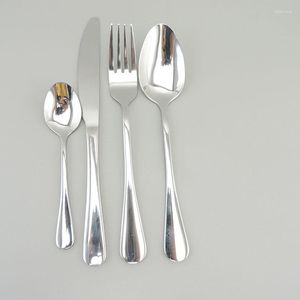 Dijksiesets Silver Set Luxury Cutlery Steel Quality servies Lepel Knives Forks Dining Dinner Western Restaurant A1