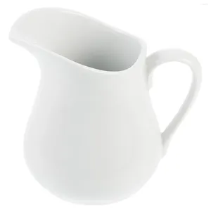 Ensembles de vaisselle, petite tasse à crème en céramique, pichet de 250ml avec poignée, verseur de sauce blanche, pichet à sauce, service de thé au miel