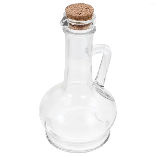 Ensemble de vaisselle à condiment Sirop de bouteille de bouteille Buzzle Bulles Huile Cuisine de vinaigre en verre anti-fuite