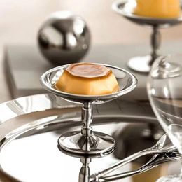 Ensembles de vaisselle Snack Bowl Ice Cream Bride Verre Mesure Casse Mini Mini Tasses Round Poètes Dessert en acier inoxydable