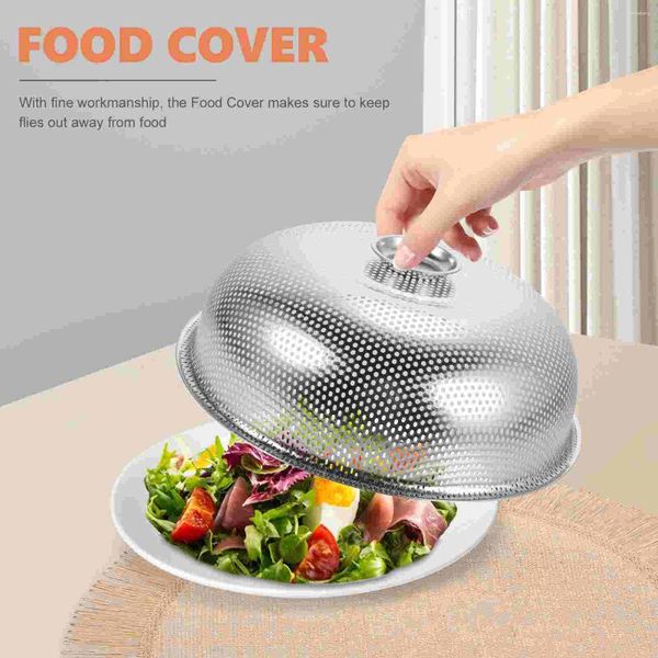 Ensembles de vaisselle en acier inoxydable Mesh Screen Umbrella Cake Baking Pans Netting Picnic Tent