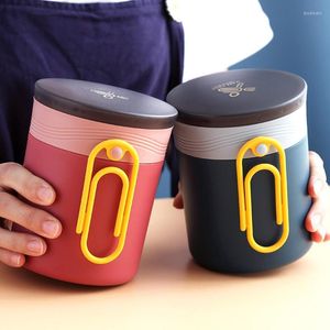 Ensembles de vaisselle Boîte à lunch isolée en acier inoxydable Porte-soupe Conteneur portable pour pique-nique École Bureau Tasse à main ThermosVaisselle