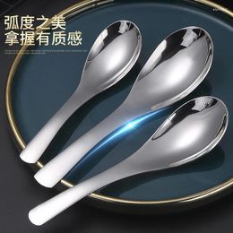 Socadores de vajillas Spoon de acero inoxidable para niños coreanos