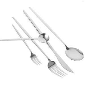 Dijkartikelen sets roestvrij staal servies Golden Portugese westerse steakmesvork eetgerei Lepel Flatware