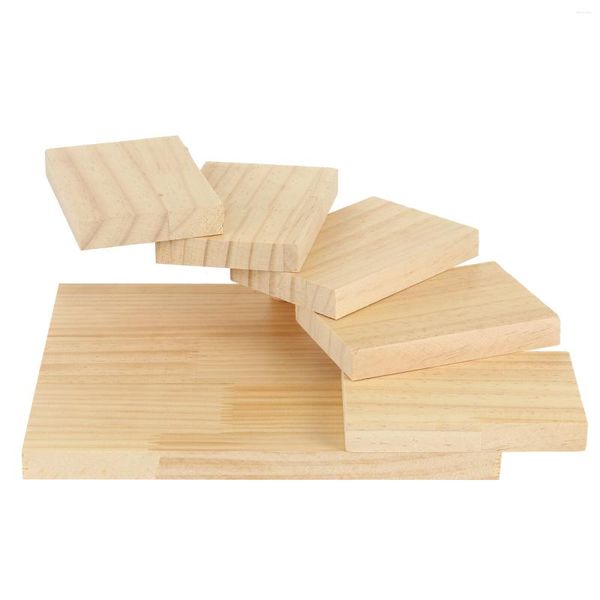 Ensembles de vaisselle Assiette à sushi Plateau de séparation Vaisselle en bois Présentoir rond en bois Présentoir rotatif Restaurant Plat Buffet Servir