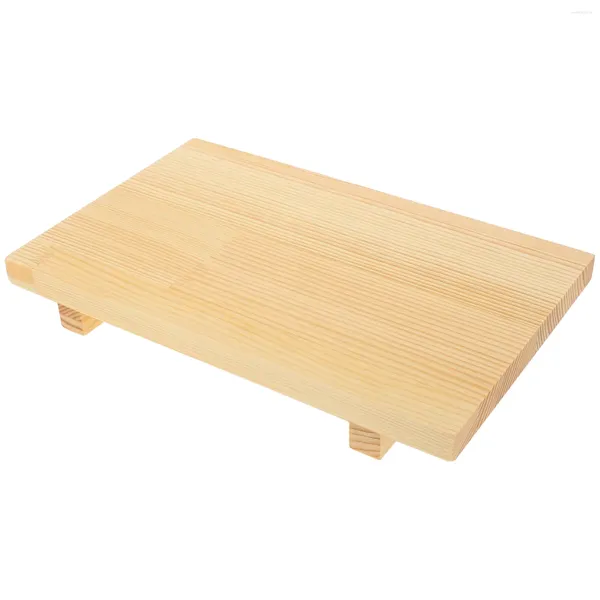 Juego de vajillas Bandeja de sushi Siring Board Sashimi Geta Plates Dish Japanese Cutting