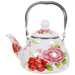 Ensemble de vaisselle Pichet de thé Poêle Kettle Top de serve couvercle d'eau de cuisine Pots de cuisinière de théâtre