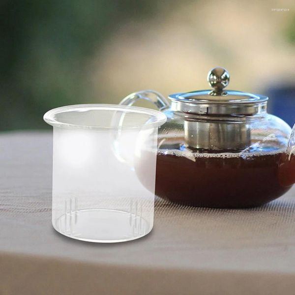 Ensemble de vaisselle en théière Tépot crépolet filtre tasse de tasse de tasse d'infuseur Verre de feuille pour les feuilles lâches insert