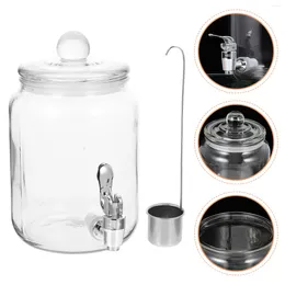 Ensembles de vaisselle Terrariums porte-boissons en verre seau Transparent conteneur bouteille de brassage boisson scellée