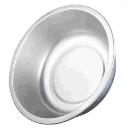 Ensembles de vaisselle à bassin d'aluminium épais Ustensile Filtre Filtre Plaque de soupe Round lavage Pot Varelle