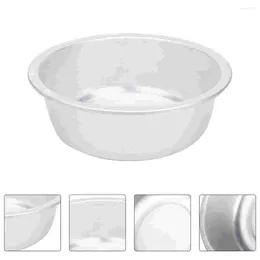 Ensembles de vaisselle Bassin en aluminium épais Pot de lavage polyvalent Pot de légumes Soupe Fruits Ustensile de cuisine Plaque Baignoire portable