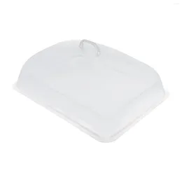 Ensembles de vaisselle, couvercle Transparent, couvercle anti-poussière, plateau de collation Durable, protection du pain, gâteau, dôme pratique, plat à beurre