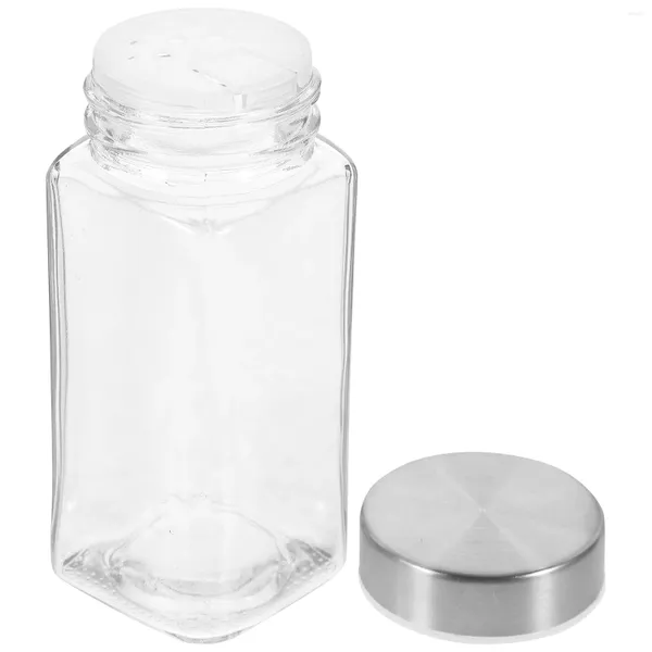 Ensembles de vaisselle Salières transparentes Pots d'assaisonnement en verre Récipients à épices ménagers 120 ml