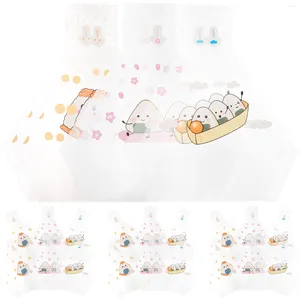 Ensembles de vaisselle Triangle boule de riz emballage Onigiri emballages décoration sacs en papier japonais en vrac