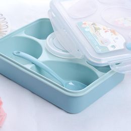 Ensembles de vaisselle TUUTH mignon boîte à déjeuner Portable micro-ondes enfant adulte Bento Boxs étanche Style japonais conteneur
