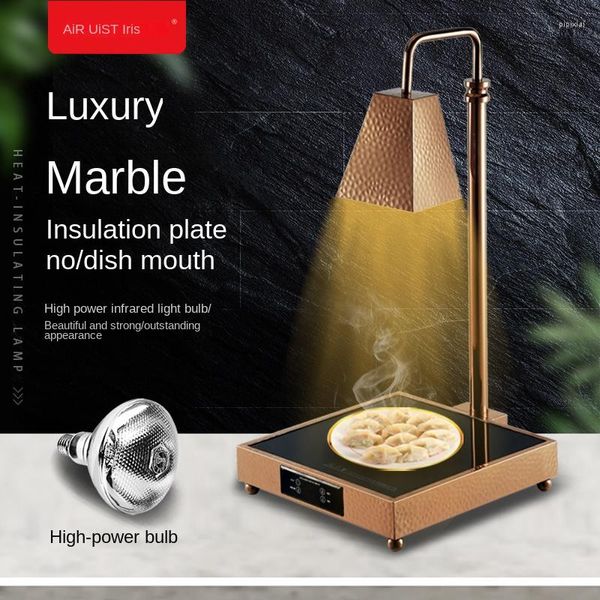 Ensembles De Vaisselle Haut De Gamme Smart El Commercial Créatif Buffet En Acier Inoxydable Sur La Scène Isolation Thermique Table Chauffage Barbecue Lampe