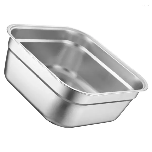 Ensembles de vaisselle bassin légumes en acier inoxydable en acier inoxydable à lavage épaissis de soupe de bol à mélange (24 cm)