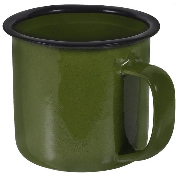 Ensembles de vaisselle vintage S Glass Iron Mug Multifonctional Colorful Tass Tasses Portable Thé Kettle Verres Boire