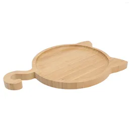 Serviessets Houten dienblad Sushibord Schotel Natuurlijke houten schotel voor Furit Snack Brood Voorgerecht Display