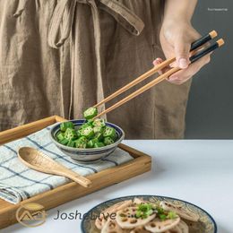 Ensembles de vaisselle cuillère en bois baguettes bords lisses avec boîte de rangement ensemble de couverts polis à la main Phoebe Gadgets de cuisine