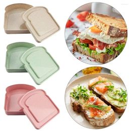 Serviesgoed Siliconen Container Sandwich Toast Box Kids School Ontbijt Lunch Bento Kantoormedewerker Case