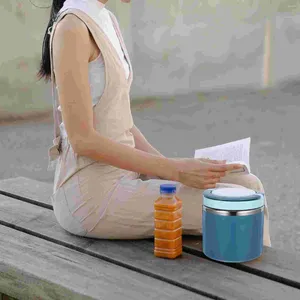 Maîtrise Conteneurs de déjeuner thermique pour enfants Boîtes isolées seau Bento Adults Holder Rice Snack